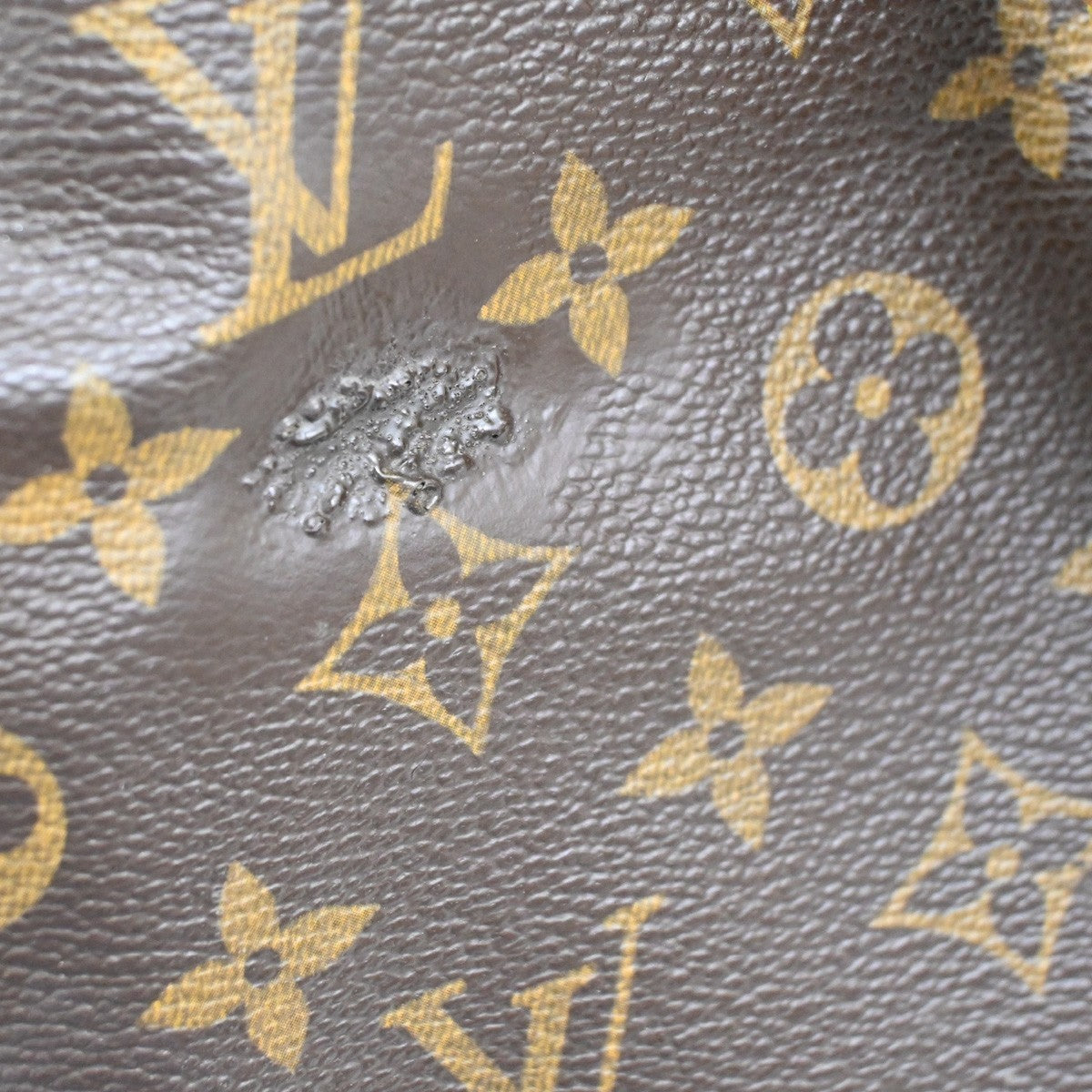 LOUIS VUITTON Cabas Mezzo Shoulder Bag Monogram Leather Brown M51151 88SA003