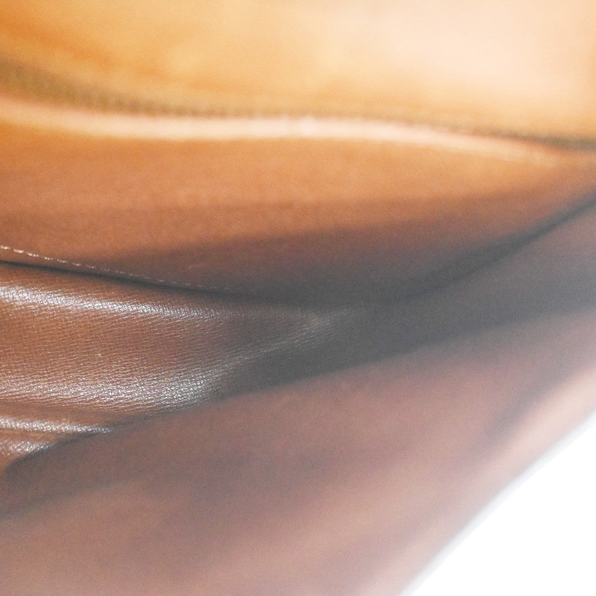 LOUIS VUITTON Saint Cloud MM Shoulder Bag Monogram Leather Brown M51243 69SA117