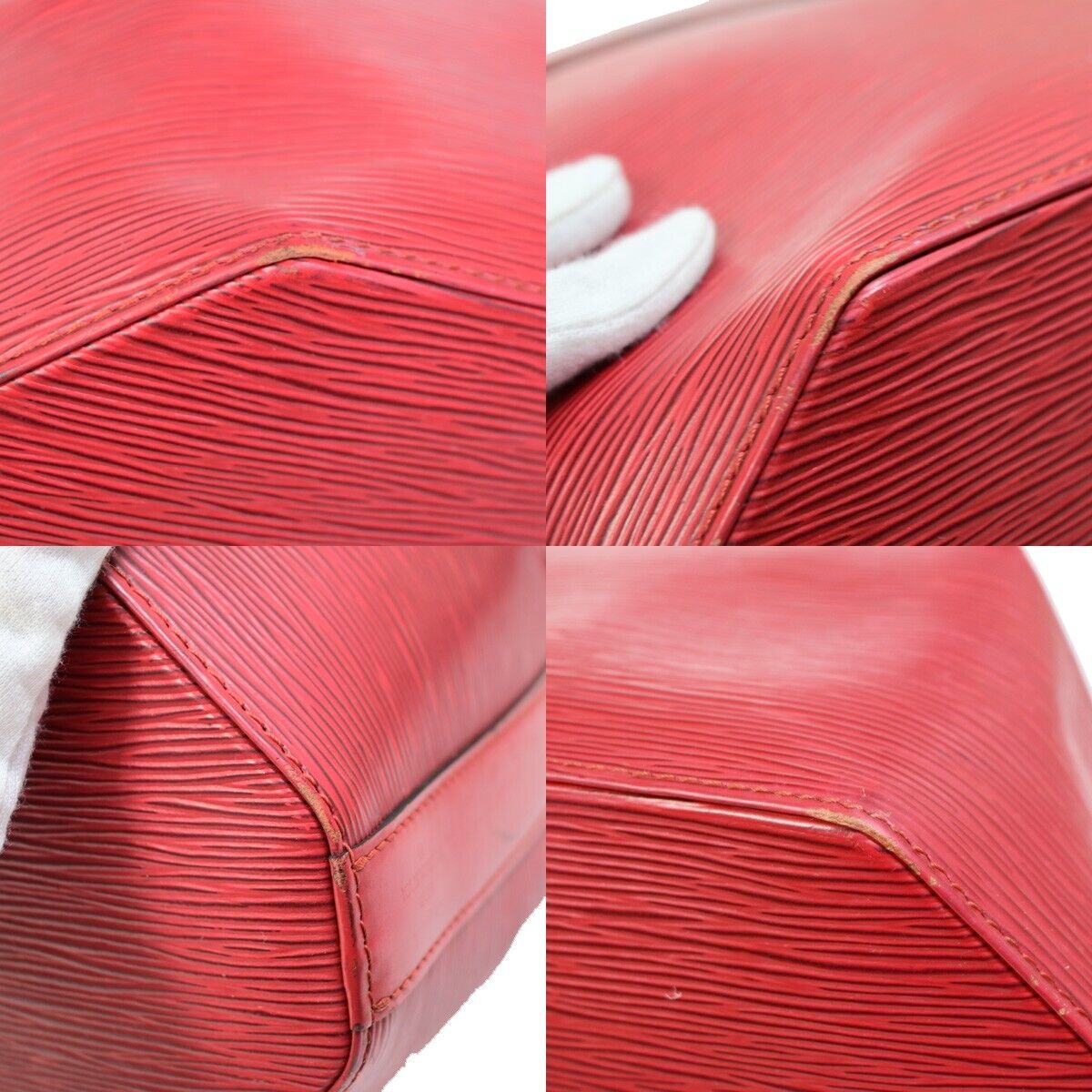 LOUIS VUITTON LV Sac De Paul PM Shoulder Bag Epi Leather Red M80197 37FA628