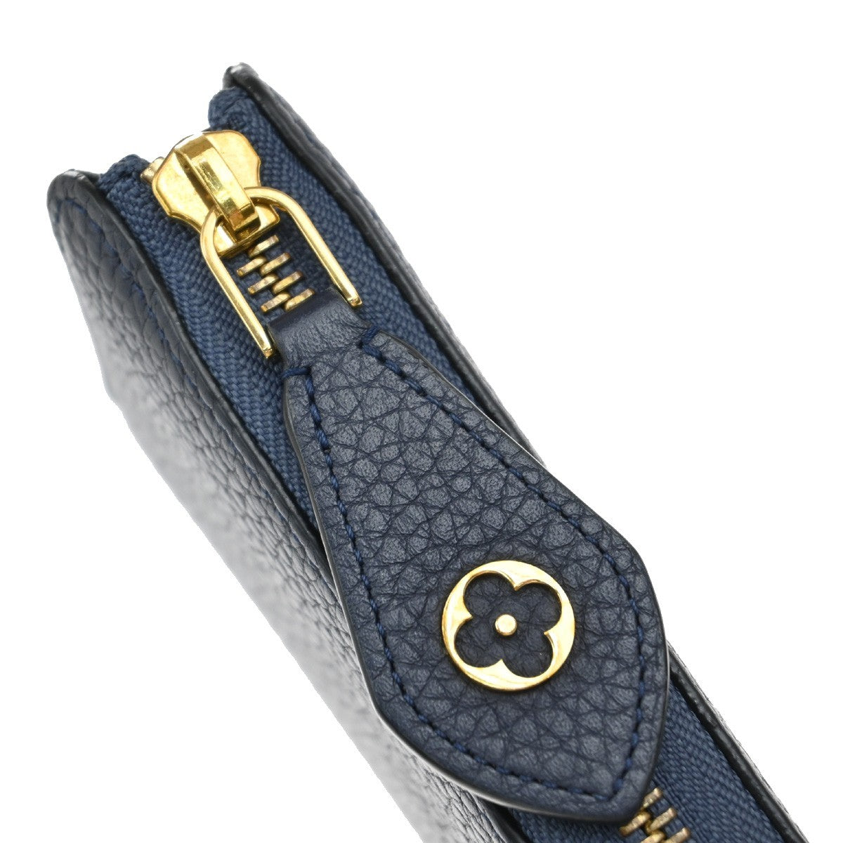 LOUIS VUITTON Portefeuille Comete Long Wallet Leather Blue M68582 39KP086