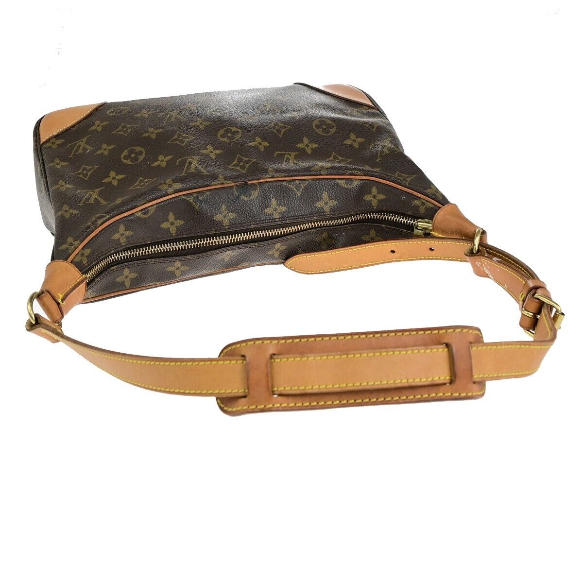 LOUIS VUITTON Boulogne 30 Shoulder Bag Monogram Leather Brown M51265 86ED139