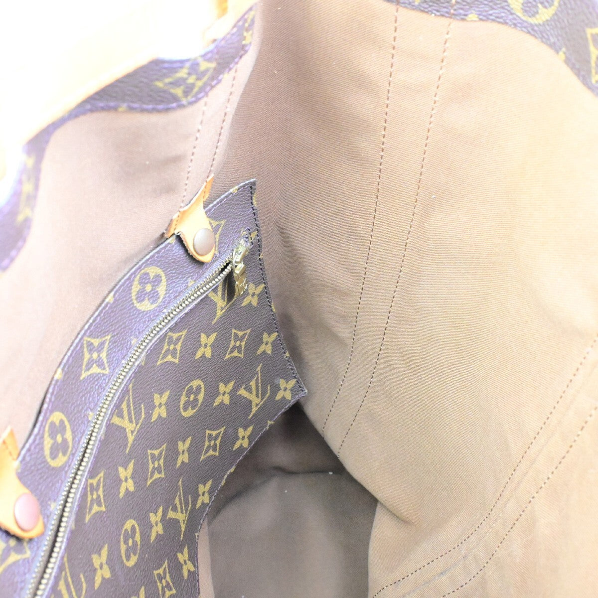 LOUIS VUITTON LV Randonnee GM Shoulder Bag Monogram Leather Brown M42244 11EE124