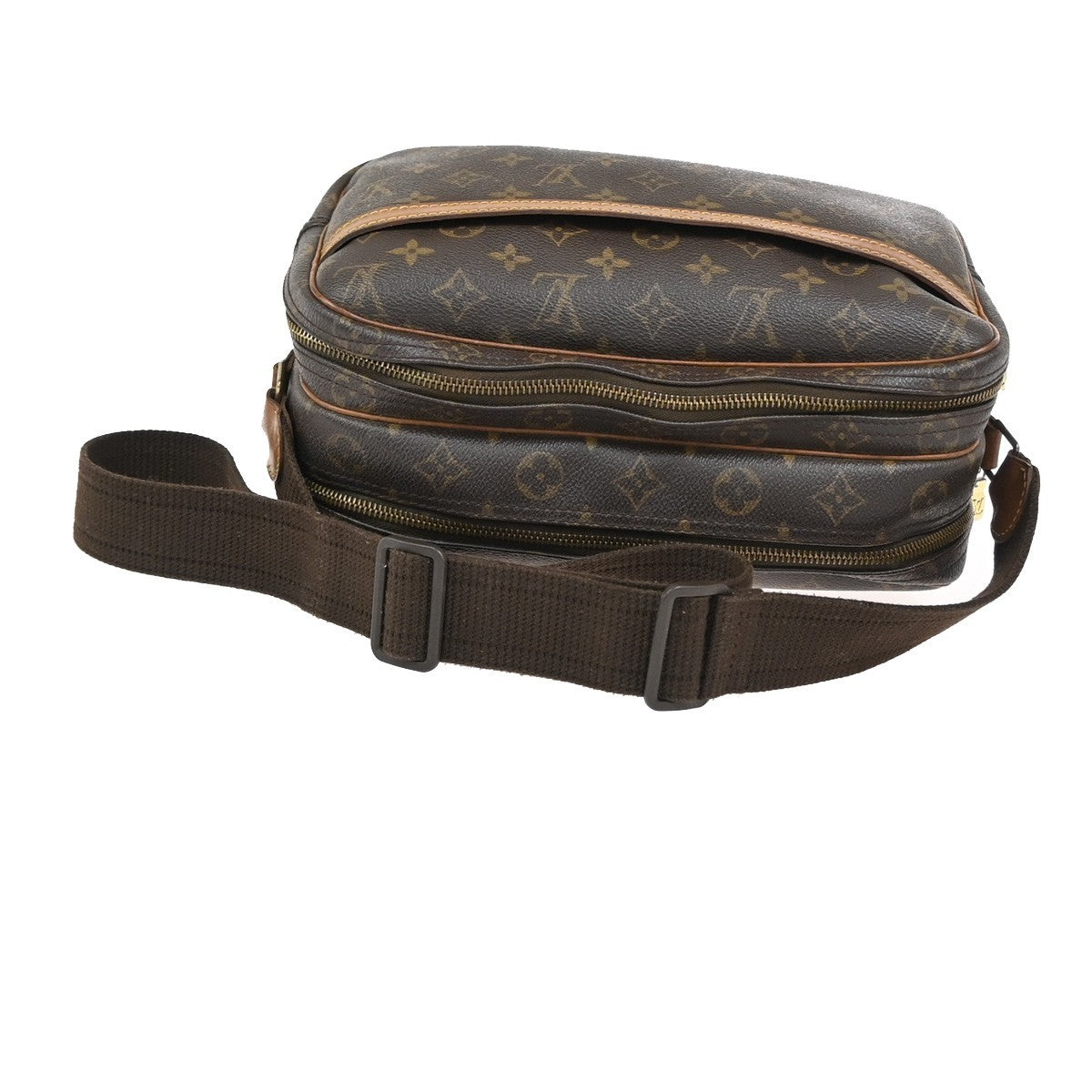 LOUIS VUITTON Reporter PM Crossbody Shoulder Bag Monogram Leather M45254 88YJ025