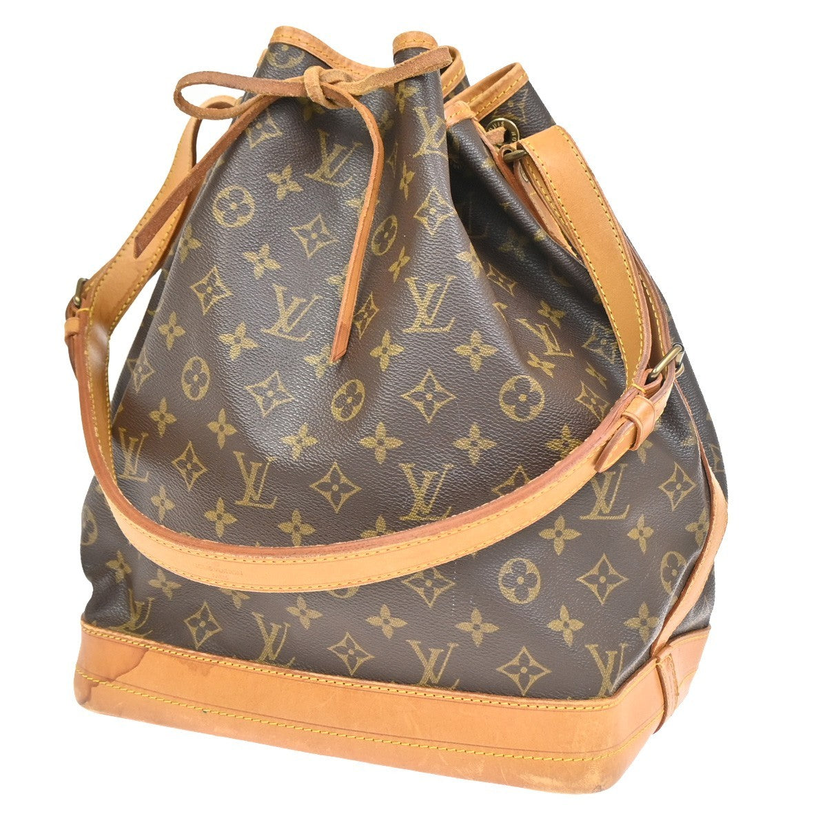 LOUIS VUITTON Noe GM Drawstring Shoulder Bag Monogram Leather BN M42224 74CA908
