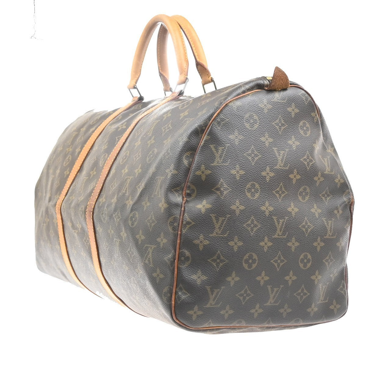 LOUIS VUITTON Keepall 55 Travel Hand Bag Monogram Leather Brown M41424 84MA384