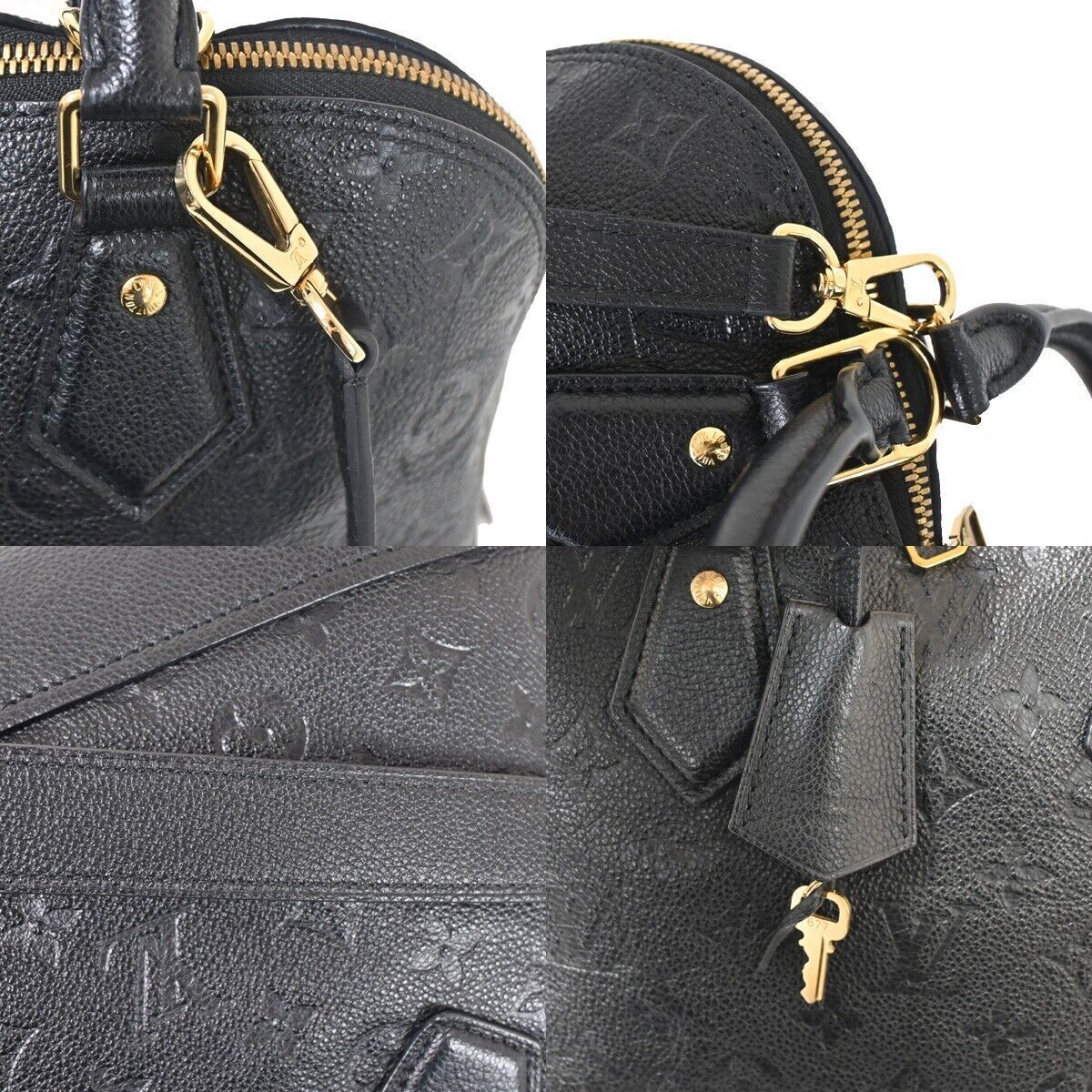 LOUIS VUITTON Neo Alma PM 2Way Hand Bag Monogram Empreinte Black M44832 625RH063