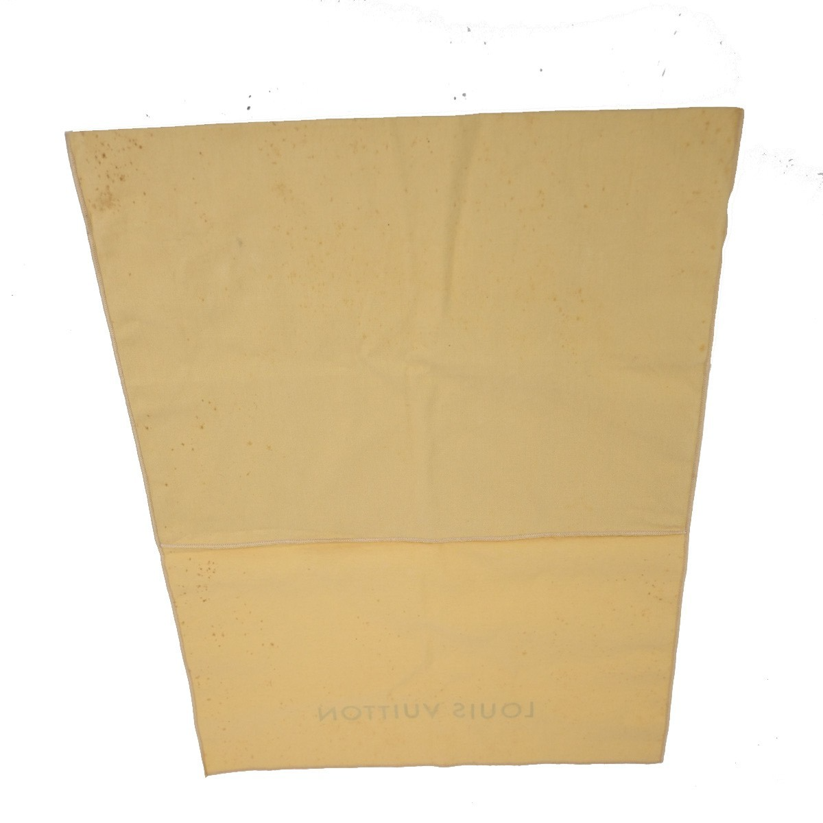 LOUIS VUITTON Logo 10 Set Dust Bag Drawstring Canvas Cotton Beige Brown 09EE167