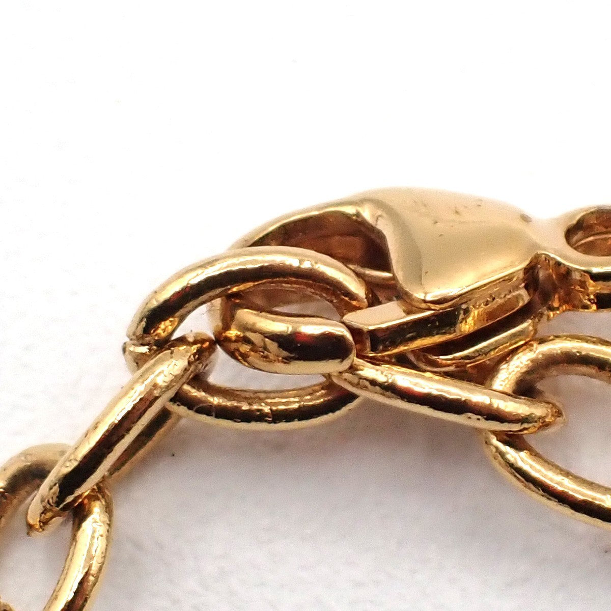 LOUIS VUITTON LV Logo Essential V Bracelet Gold-Plated Italy M61084 36RL847