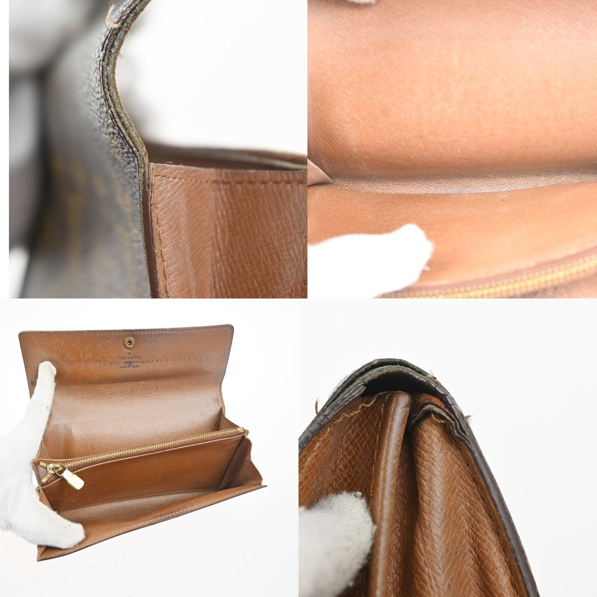 LOUIS VUITTON Porte Monnaie Credit Long Bifold Wallet Monogram BN M61725 09KC256