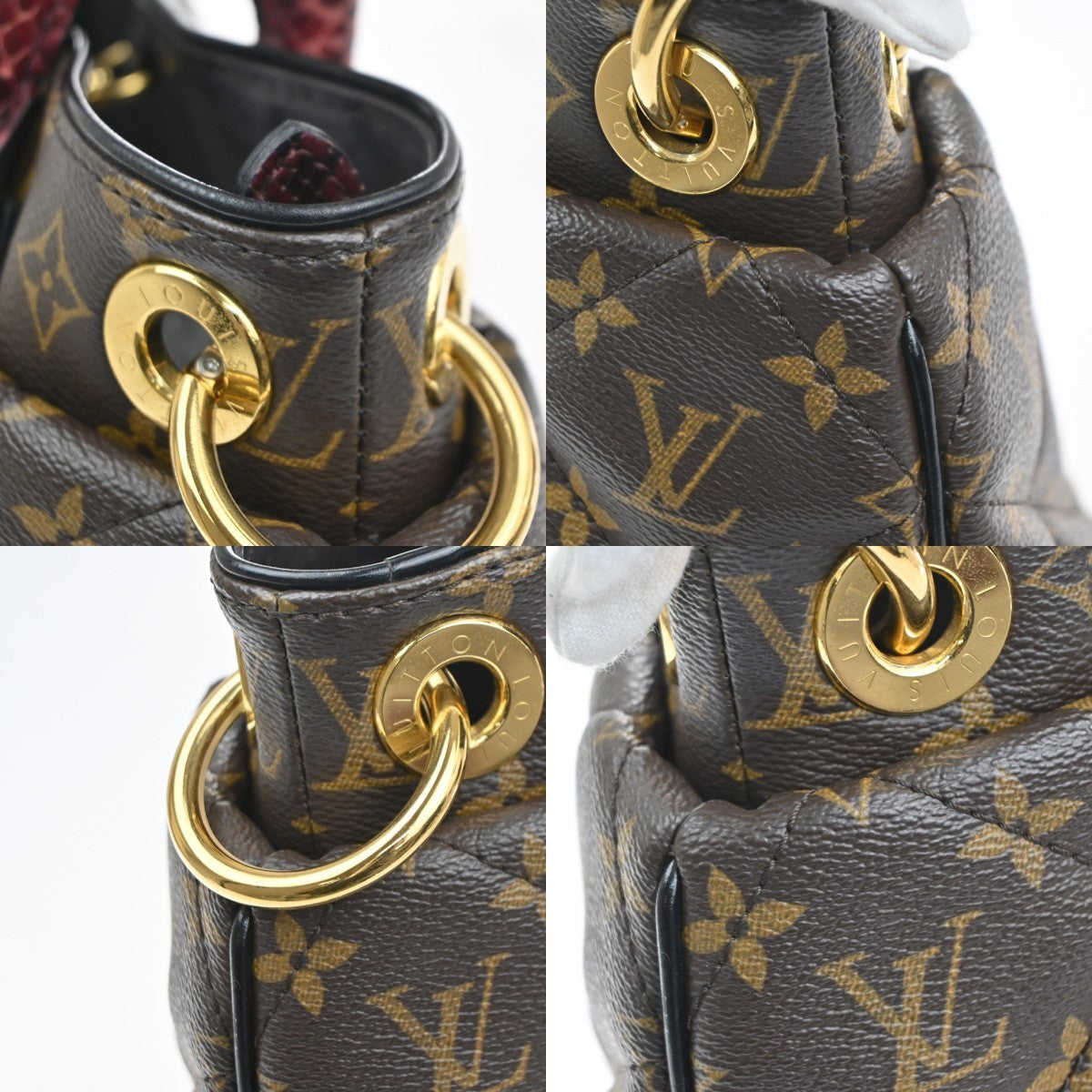 LOUIS VUITTON Exotic Tote MM 2way Hand Bag Monogram Etoile BN N90311 50MA531
