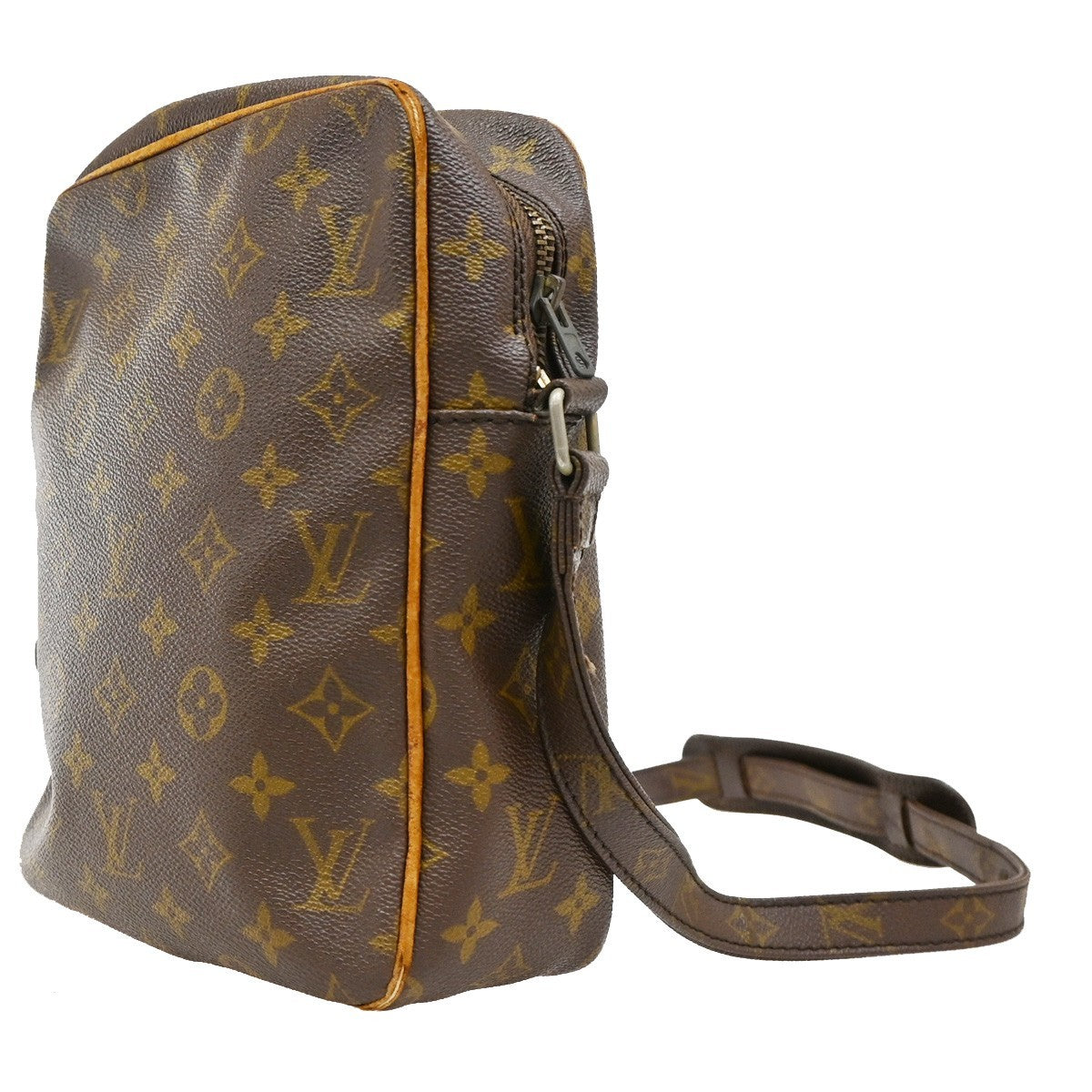 LOUIS VUITTON Petit Marceau Shoulder Bag Monogram Leather Brown M40264 04KB525