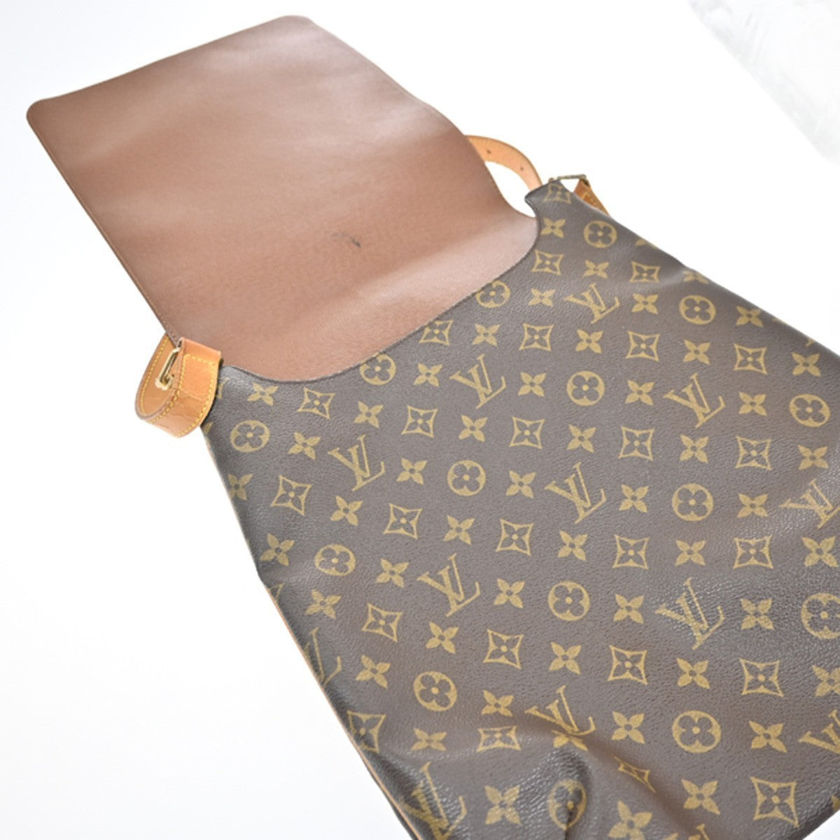LOUIS VUITTON Musette Shoulder Bag Monogram Leather Brown France M51256 80CA712