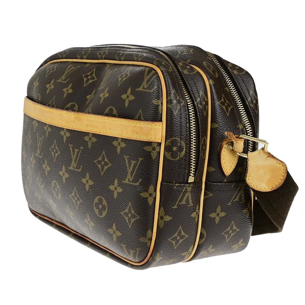LOUIS VUITTON Reporter PM Crossbody Shoulder Bag Monogram Leather M45254 62ED257