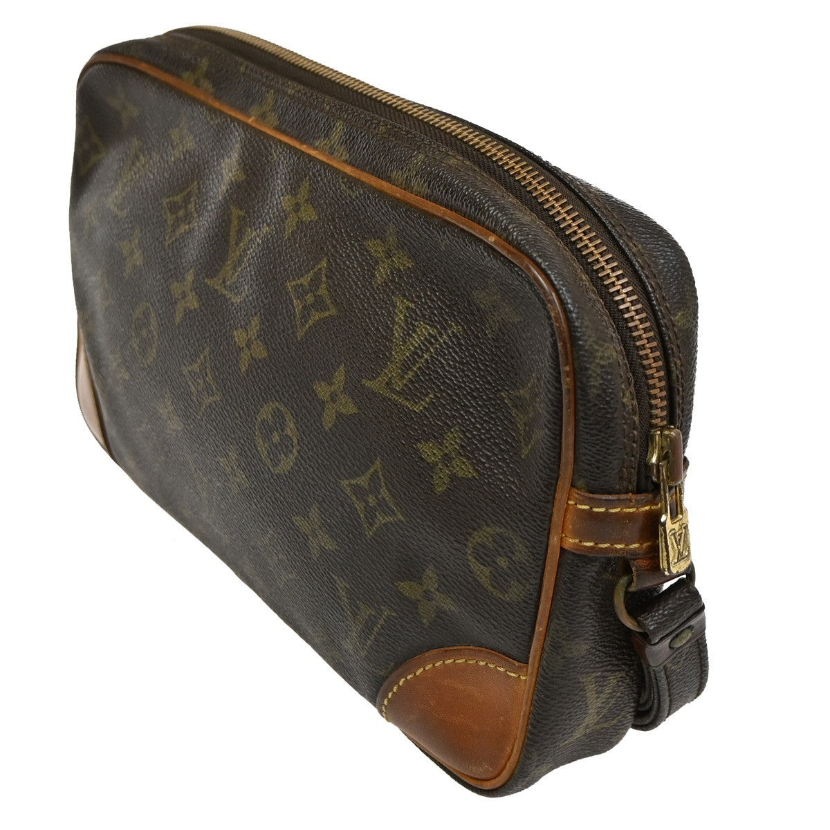 LOUIS VUITTON Marly Dragonne GM Clutch Hand Bag Monogram Brown M51825  67TA280