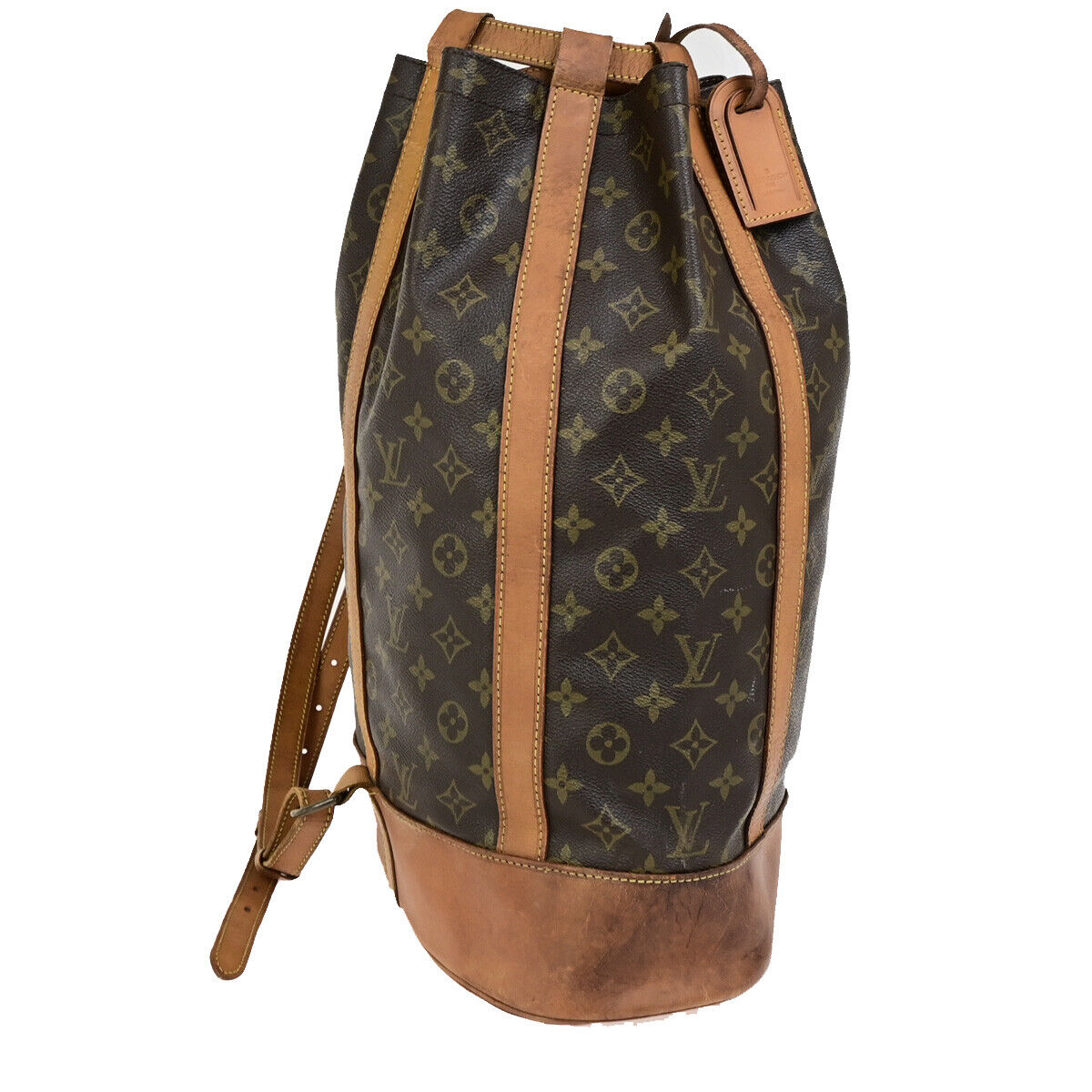 LOUIS VUITTON LV Randonnee GM Shoulder Bag Monogram Leather Brown M42244 30YG634