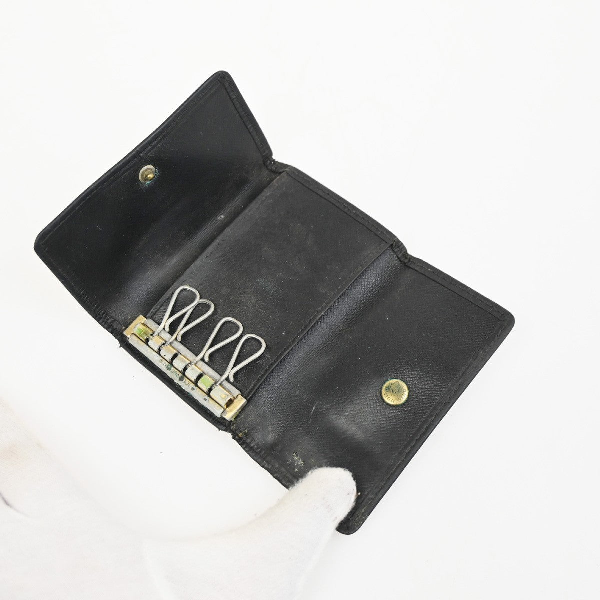 LOUIS VUITTON 3Set Bifold Wallet Key Case Monogram Epi Taiga Leather 01CA835
