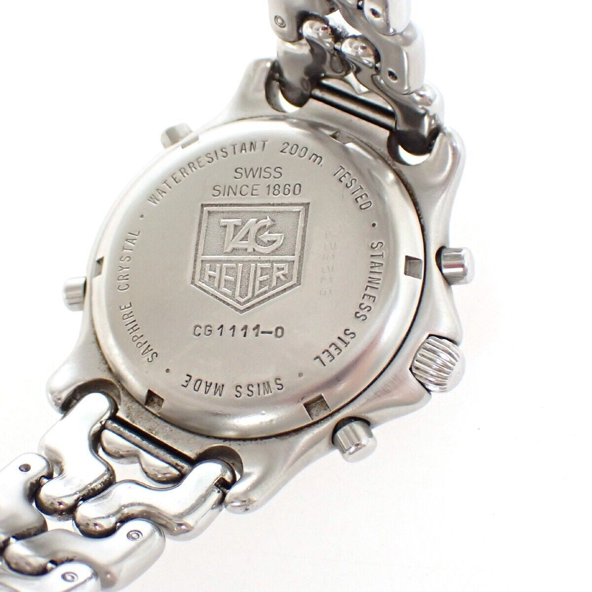 TAG HEUER Logo SEL Wrist watch CG1111-0 Quartz Stainless Steel Silver 71LC518