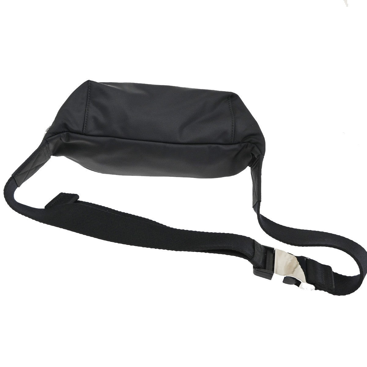 BURBERRY Logo Sonny Belt Bum Body Bag Nylon Black SHW 62CA650
