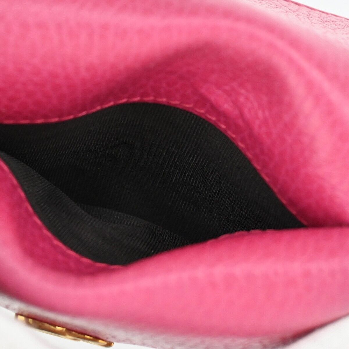 GUCCI Marmot GG Logos Bifold Wallet Purse Leather Pink Made In Italy 66SG797