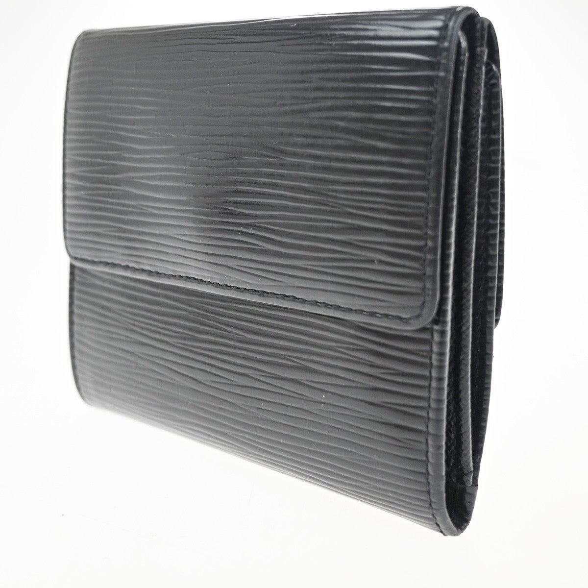 LOUIS VUITTON Porte Cartes Credit Mini Wallet Epi Leather Black M63482 01KC416