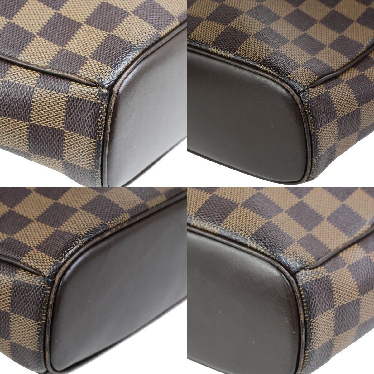 LOUIS VUITTON Ipanema GM Shoulder Bag Damier Ebene Leather Brown N51292 37EC922