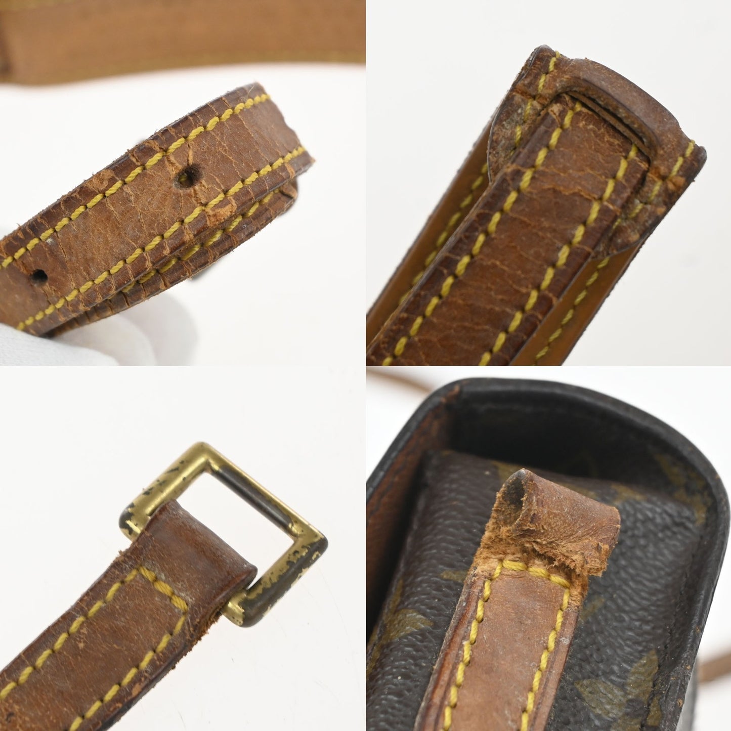 LOUIS VUITTON Mini Saint Cloud Shoulder Bag Monogram Leather BN M51244 38MA657