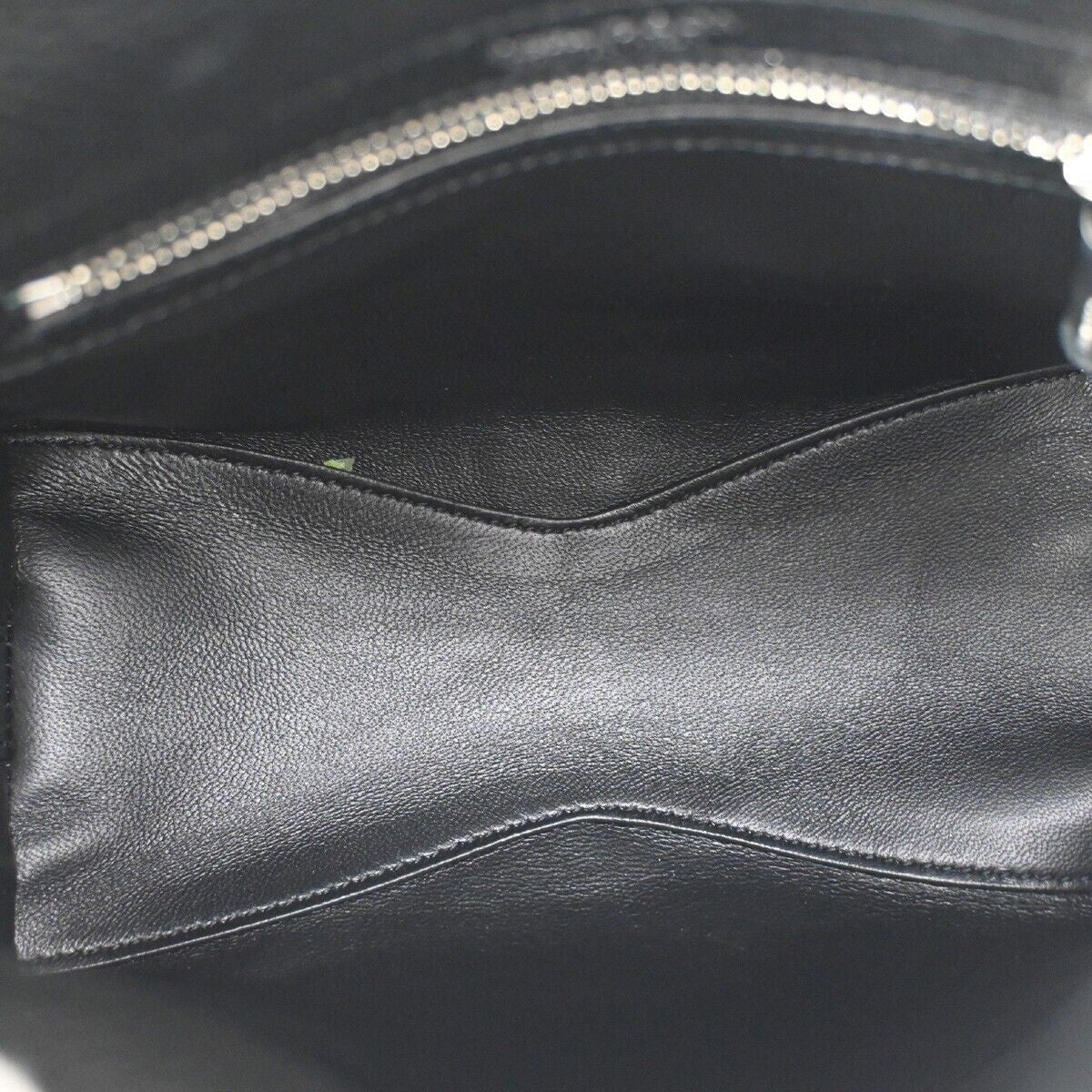TIFFANY & CO. Return To Tiffany 2Way Hand Mini Tote Bag Leather Black 694RC853