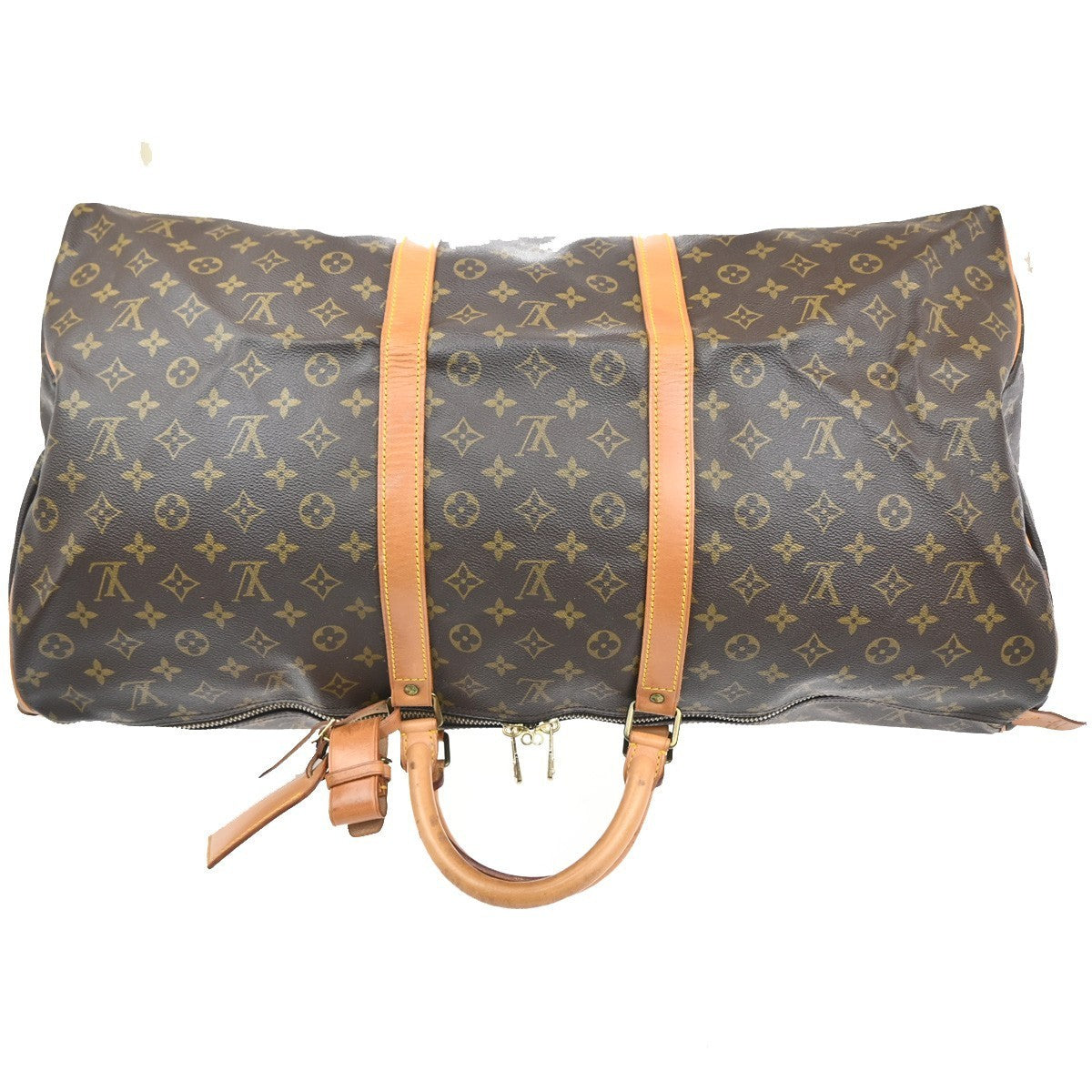 LOUIS VUITTON Keepall 60 Travel Hand Bag Monogram Leather Brown M41422 97CA434