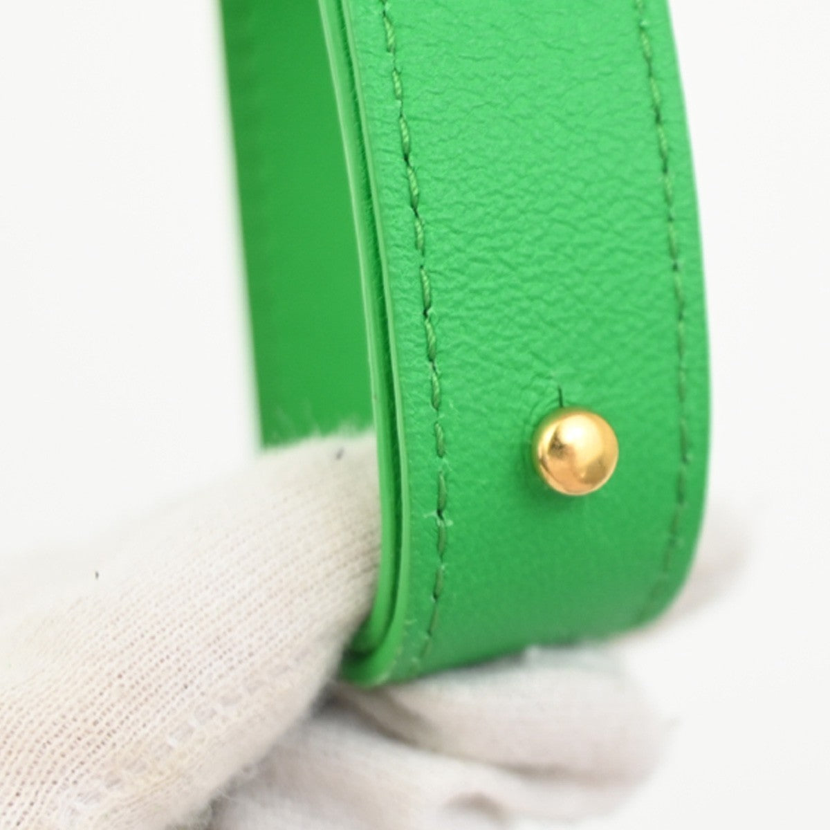 BOTTEGA VENETA Cassette Intrecciato Shoulder Bag Leather Green Parakeet 14ZA101