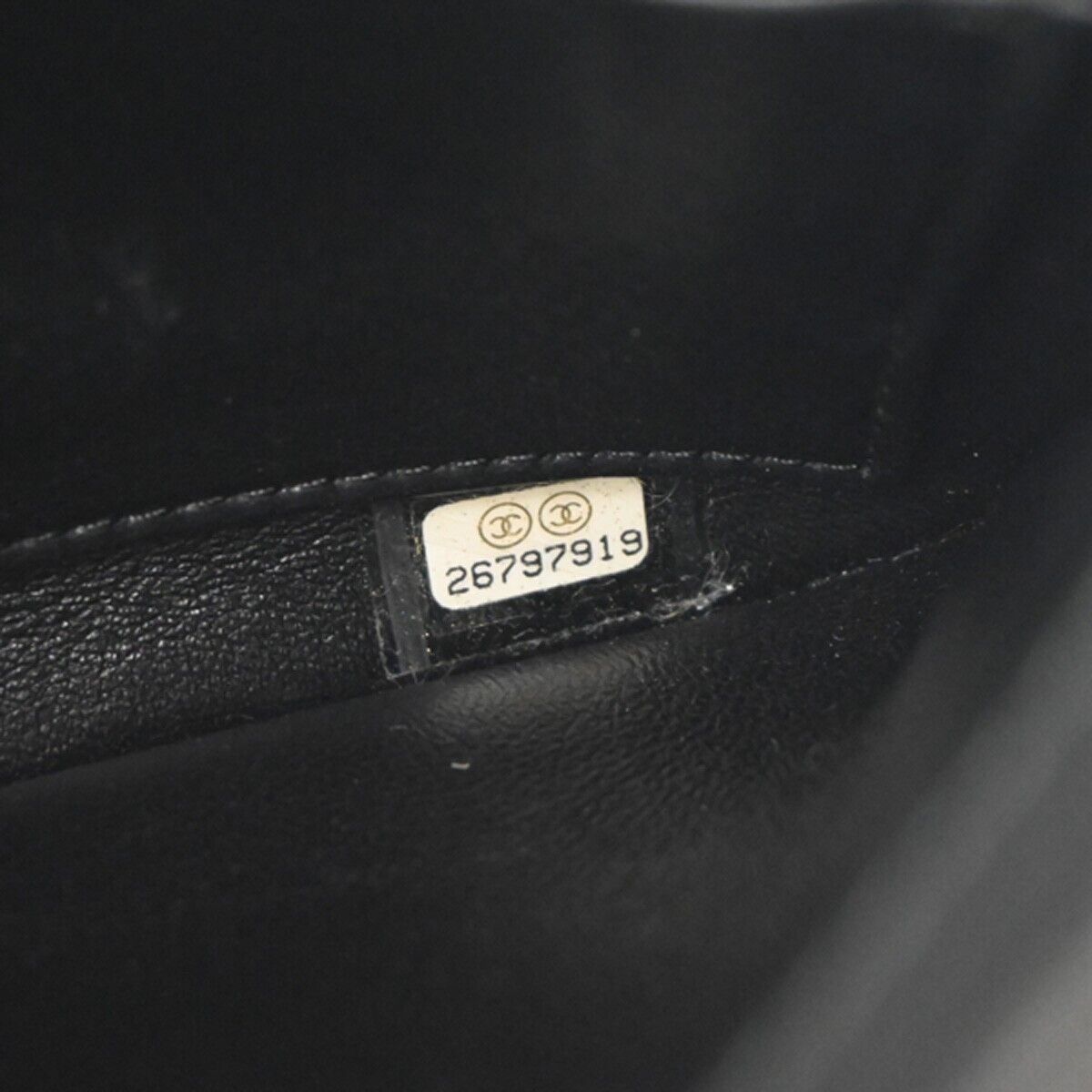 CHANEL CC Logo 2Way Chain Shoulder Hand Bag Leather Black SHW Italy 110RJ035