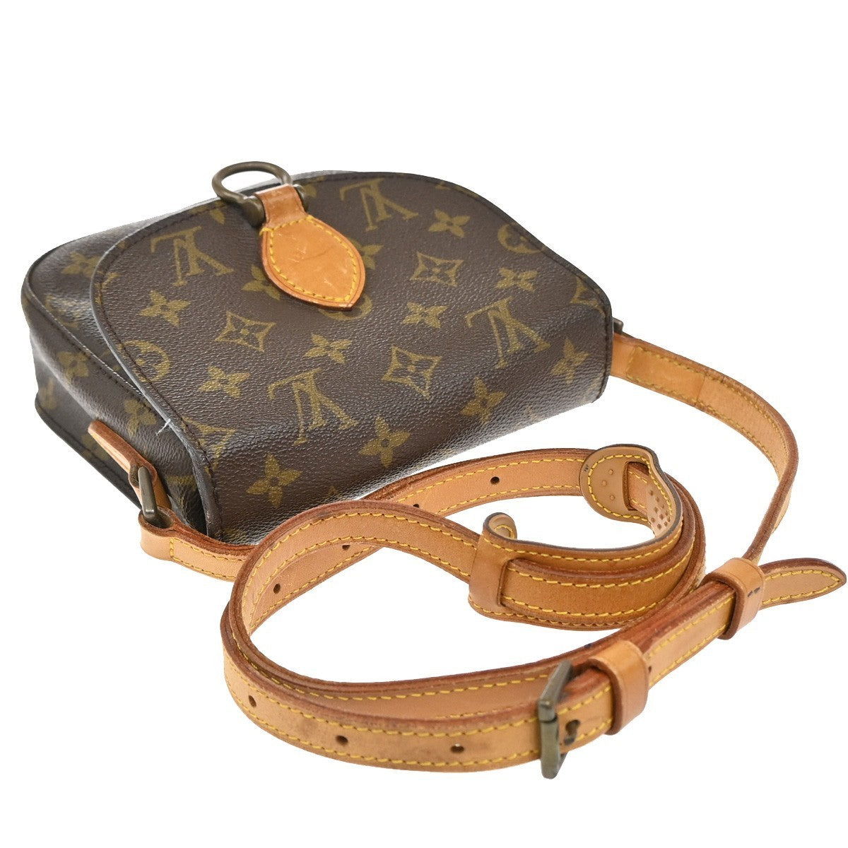 LOUIS VUITTON Mini Saint Cloud Shoulder Bag Monogram Leather BN M51244 35KP298