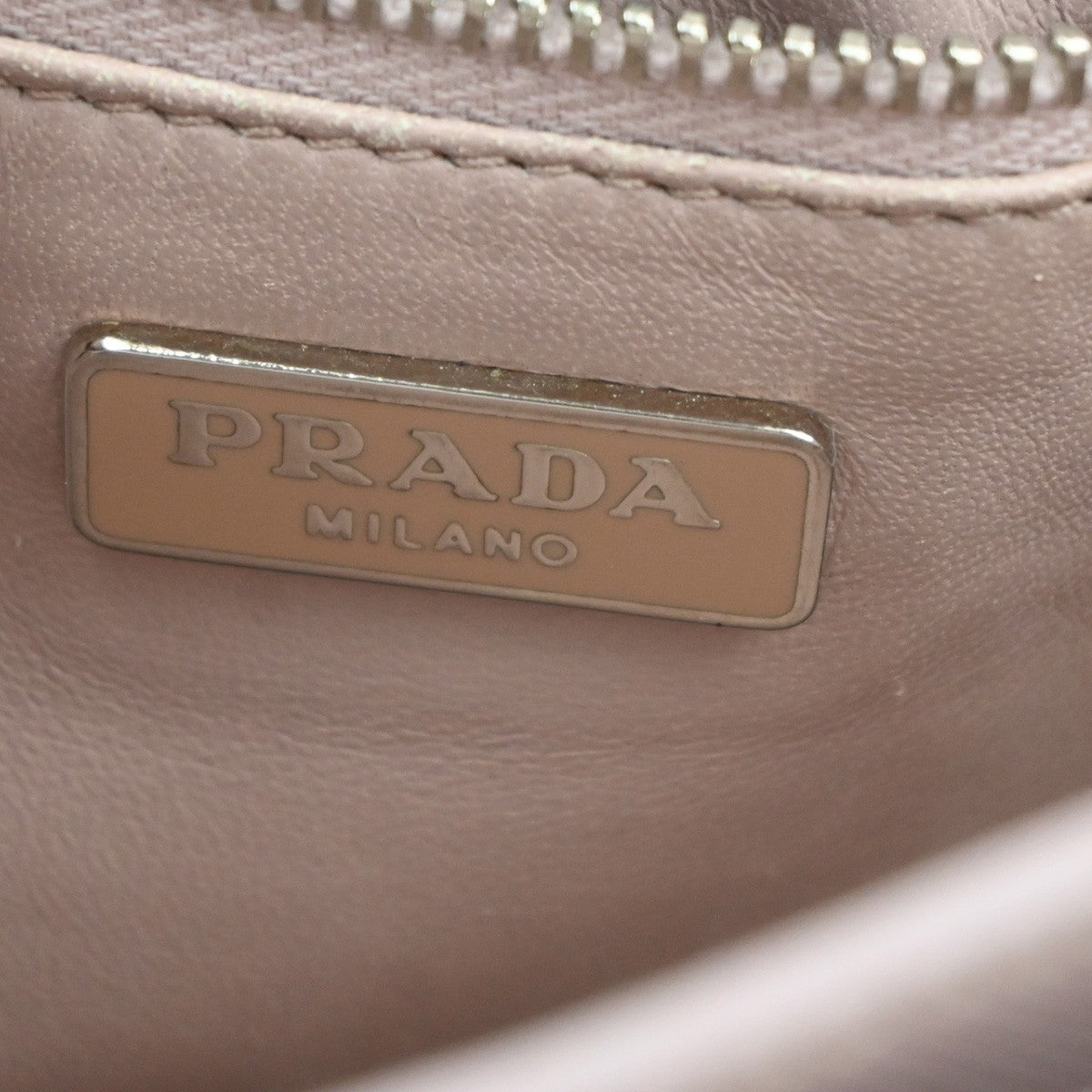 PRADA Logo Lux Sound Mini Shoulder Bag Saffiano Leather Pink SHW Italy 76YH990