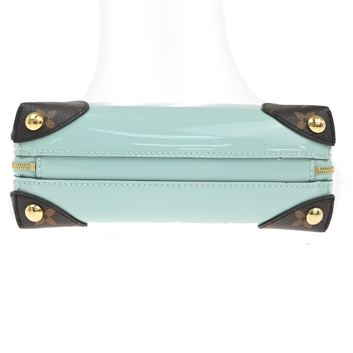 LOUIS VUITTON Venice Shoulder Bag Vernis Monogram Green Brown M52756 57KP514