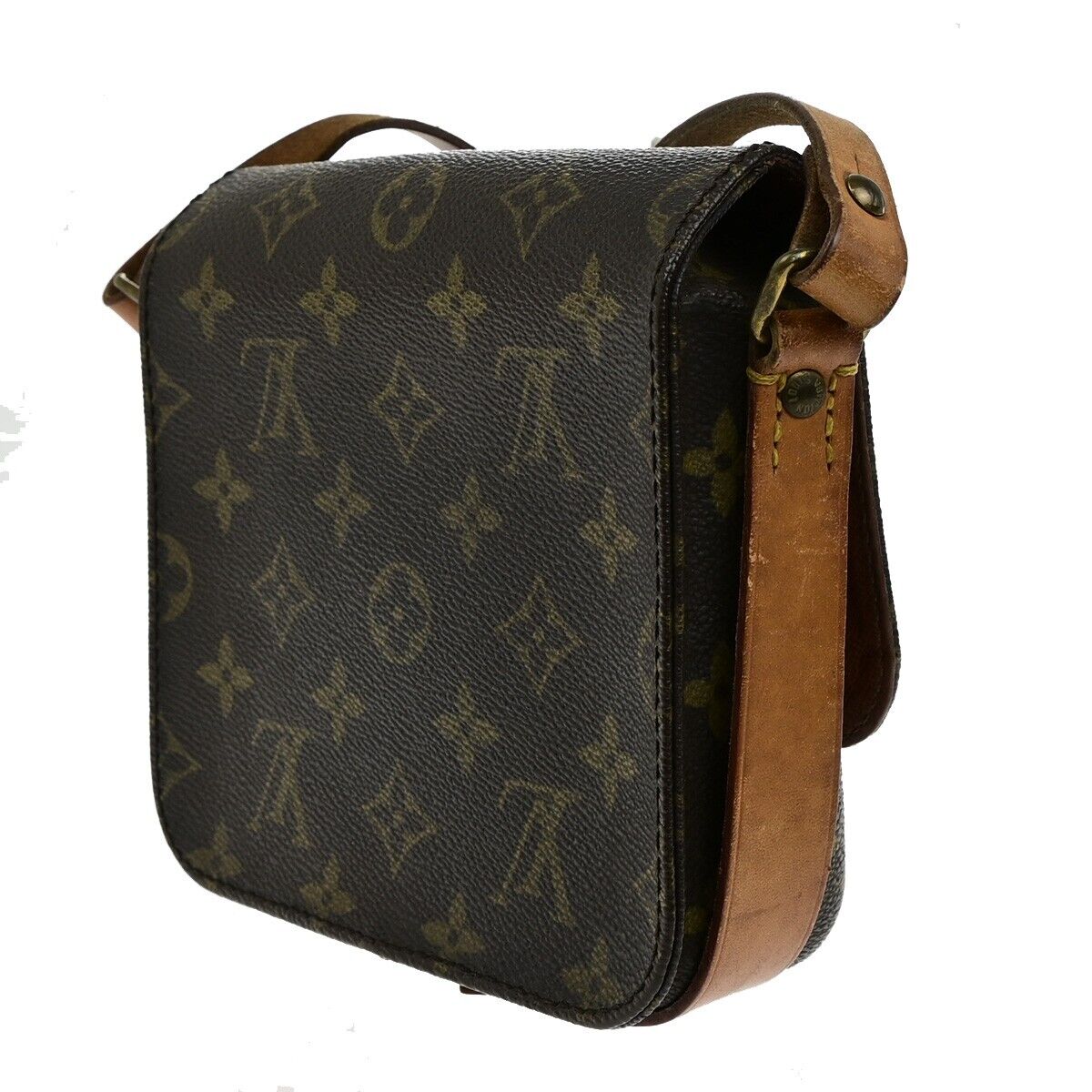 LOUIS VUITTON Mini Cartouchiere Shoulder Bag Monogram Leather BN M51254 35KA558