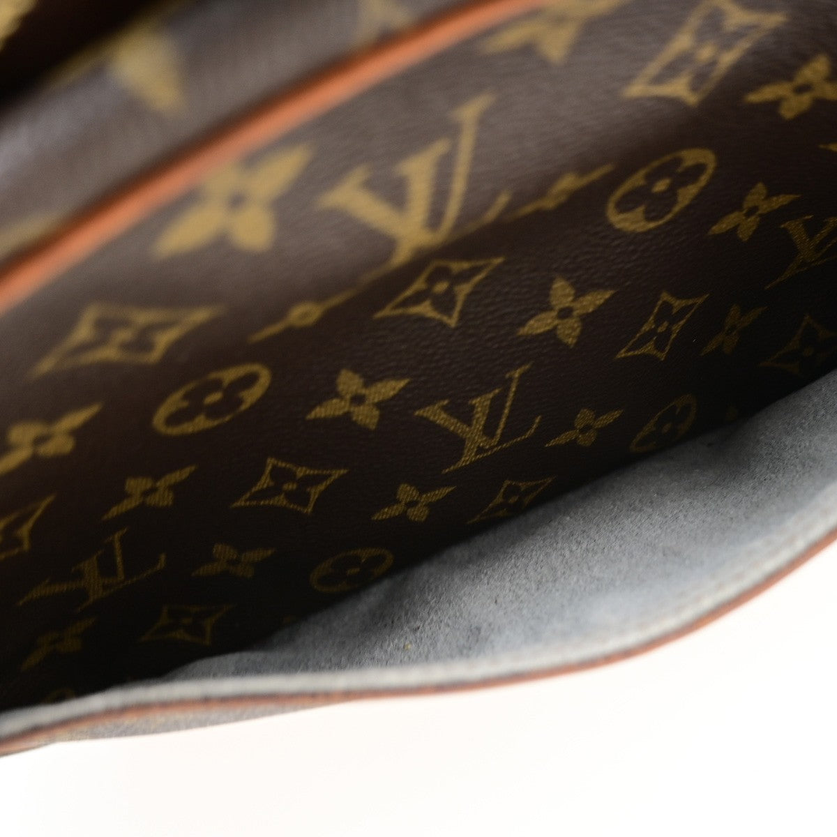 LOUIS VUITTON Trocadero 27 Shoulder Bag Monogram Leather Brown M51274 31PA095
