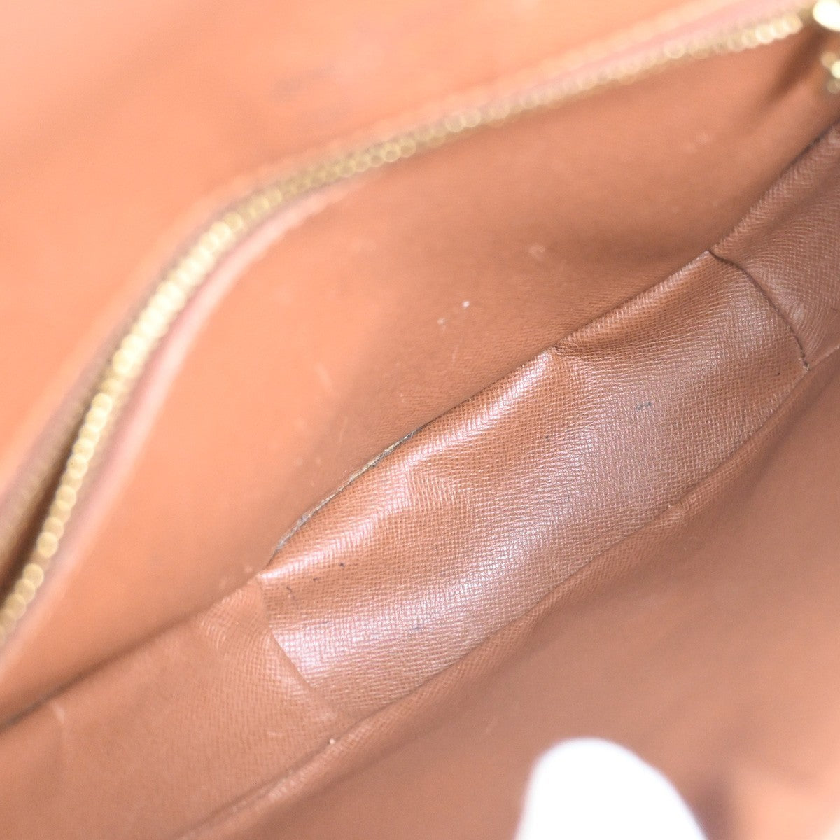 LOUIS VUITTONI Chantilly MM Shoulder Bag Monogram Leather Brown M51233 65AA213