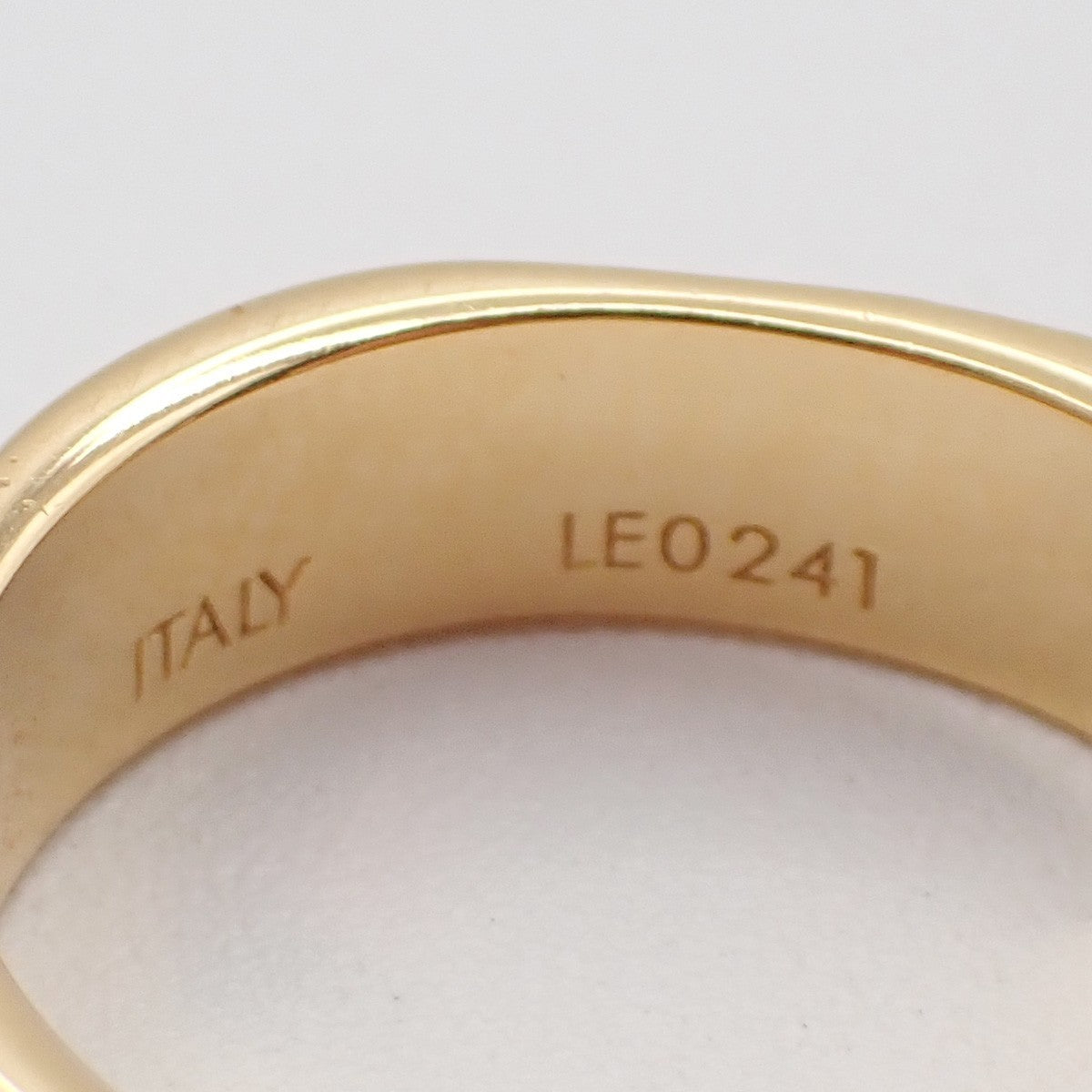 LOUIS VUITTON Nanogram Ring Size M Gold Silver Italy Accessory M00211 67EG247