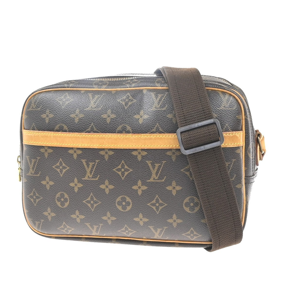 LOUIS VUITTON Reporter Crossbody Shoulder Bag Monogram Leather BN M45254 70MA418