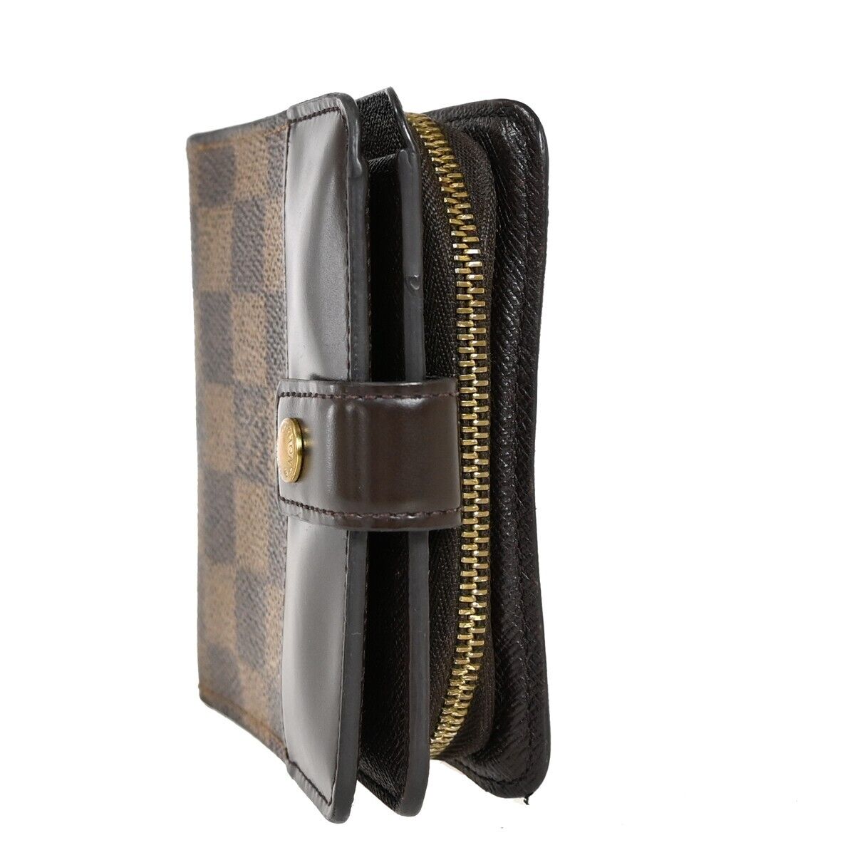 LOUIS VUITTON Compact Zip Bifold Wallet Purse Damier Leather BN N61668 63FA131