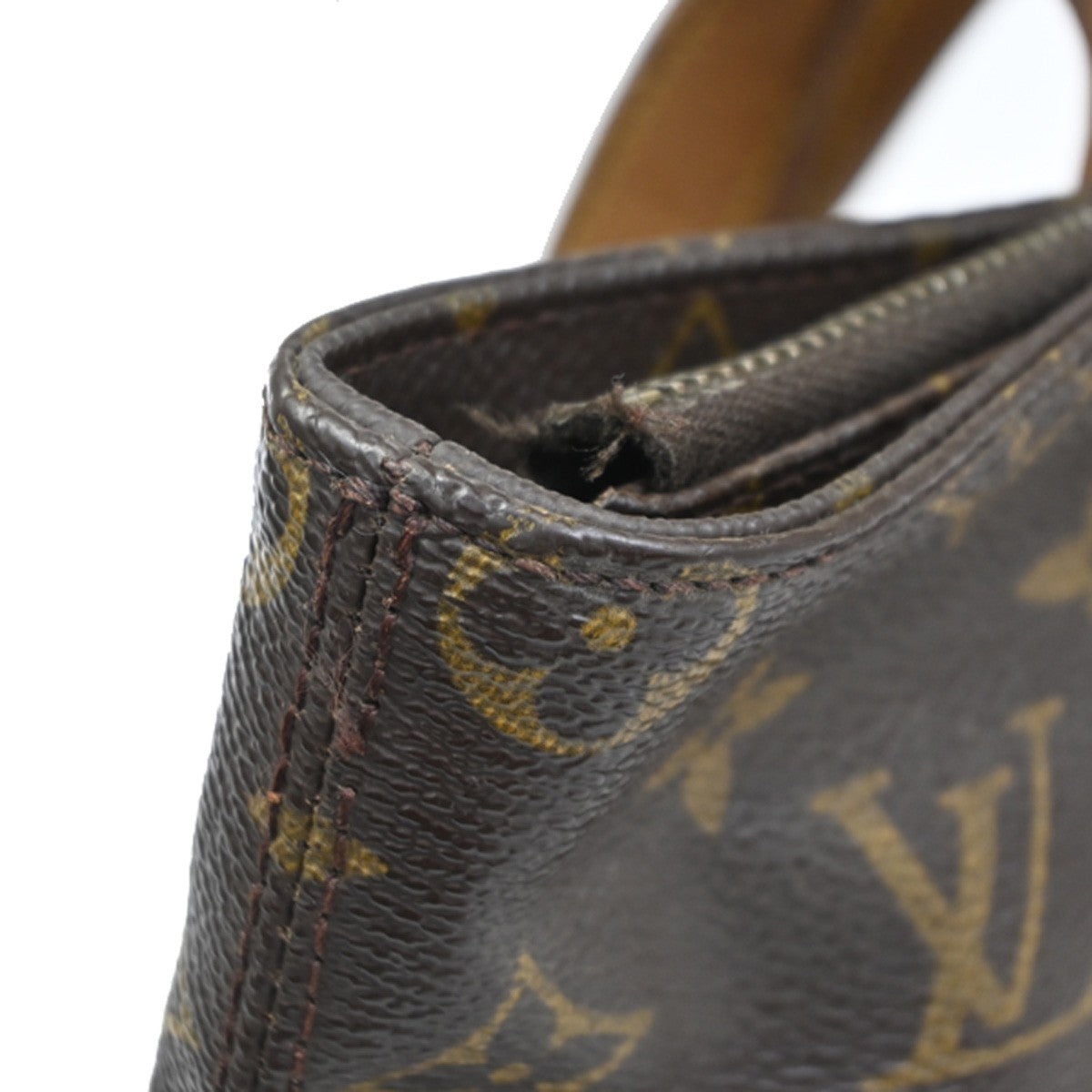 LOUIS VUITTON Cabas Piano Shoulder Bag Monogram Leather Brown M51148 80CA724
