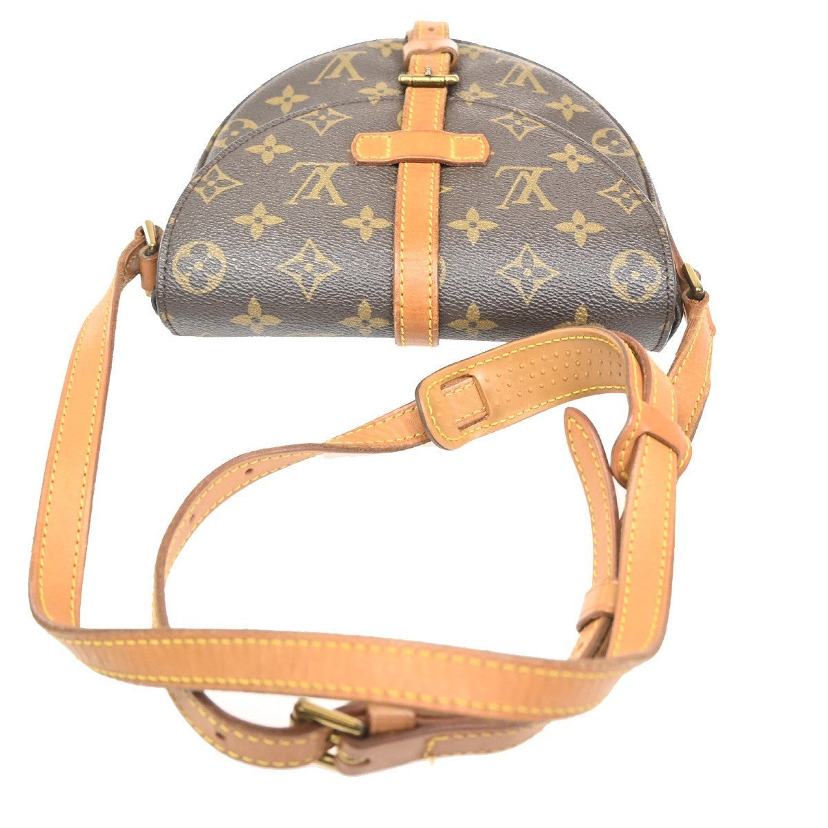 LOUIS VUITTON Chantilly PM Shoulder Bag Monogram Leather Brown M51234 80CA593