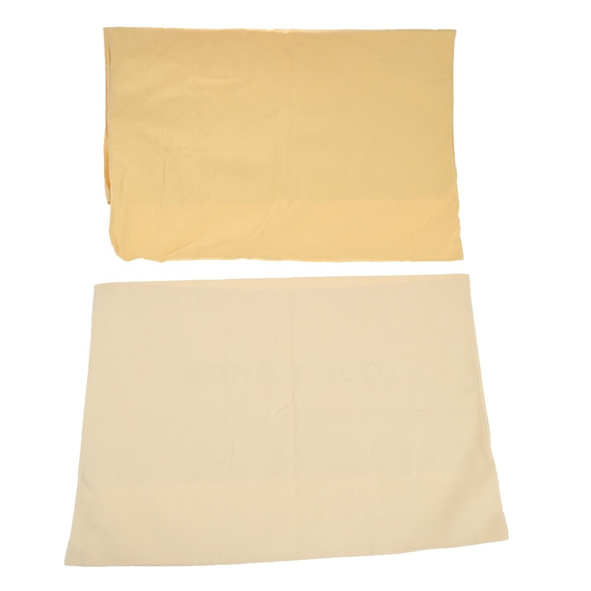 LOUIS VUITTON Logo 20 Set Drawstring Dust Bag Canvas Cotton Beige Brown 63EG382