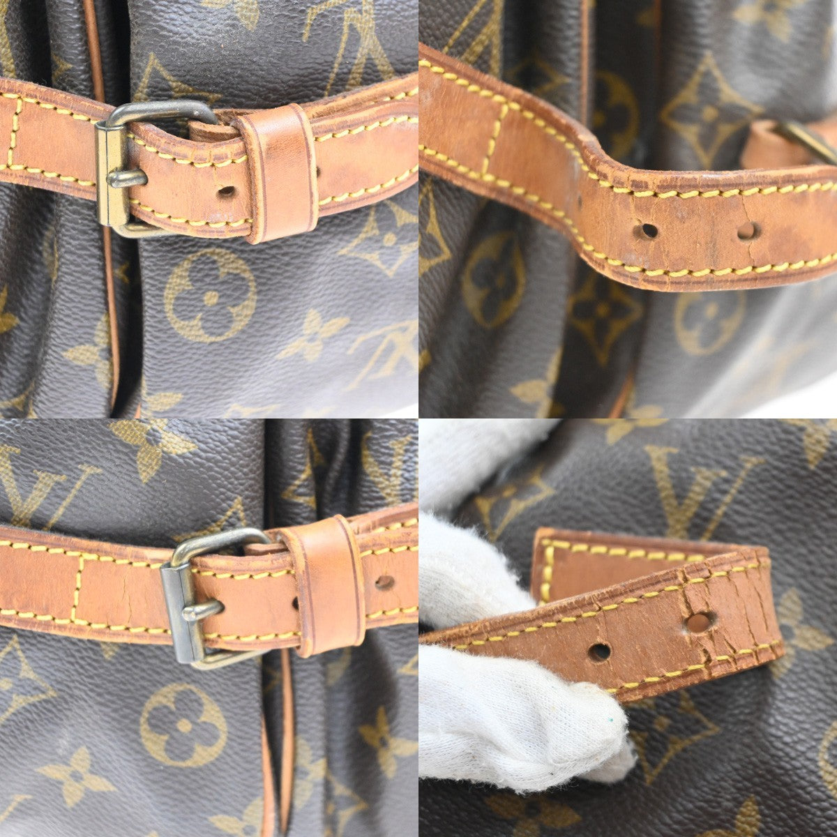 LOUIS VUITTON Saumur 35 Shoulder Bag Monogram Leather BN France M42254 31MA327