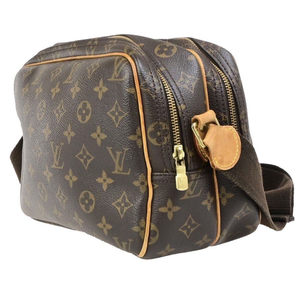 LOUIS VUITTON Reporter PM Crossbody Shoulder Bag Monogram Leather M45254 87ED242