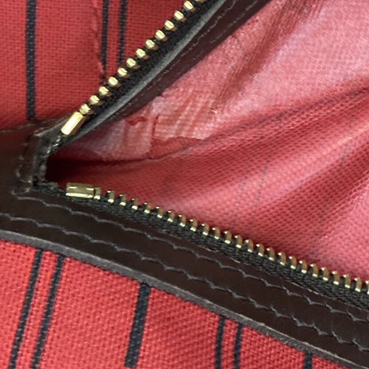 LOUIS VUITTON Neverfull MM Shoulder Bag Damier Ebene Leather BN N51105 99EC925