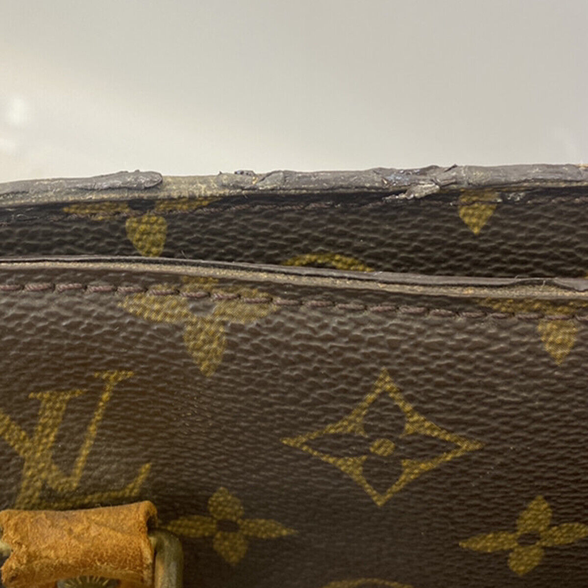 LOUIS VUITTON BABYLONE Shoulder Bag Monogram Leather Brown France M51102 61YG685
