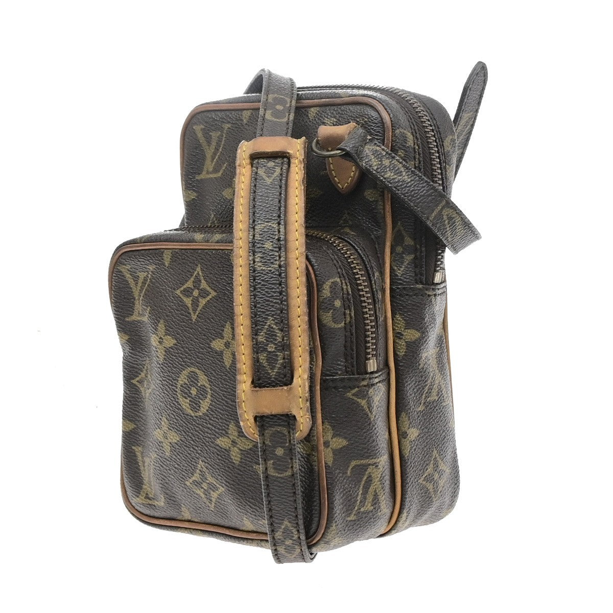 LOUIS VUITTON Mini Amazon Shoulder Bag Monogram Leather Brown M45238 32SA168