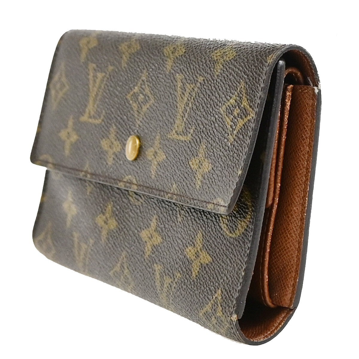 LOUIS VUITTON International Long Trifold Wallet Monogram Brown M61215 04EE198