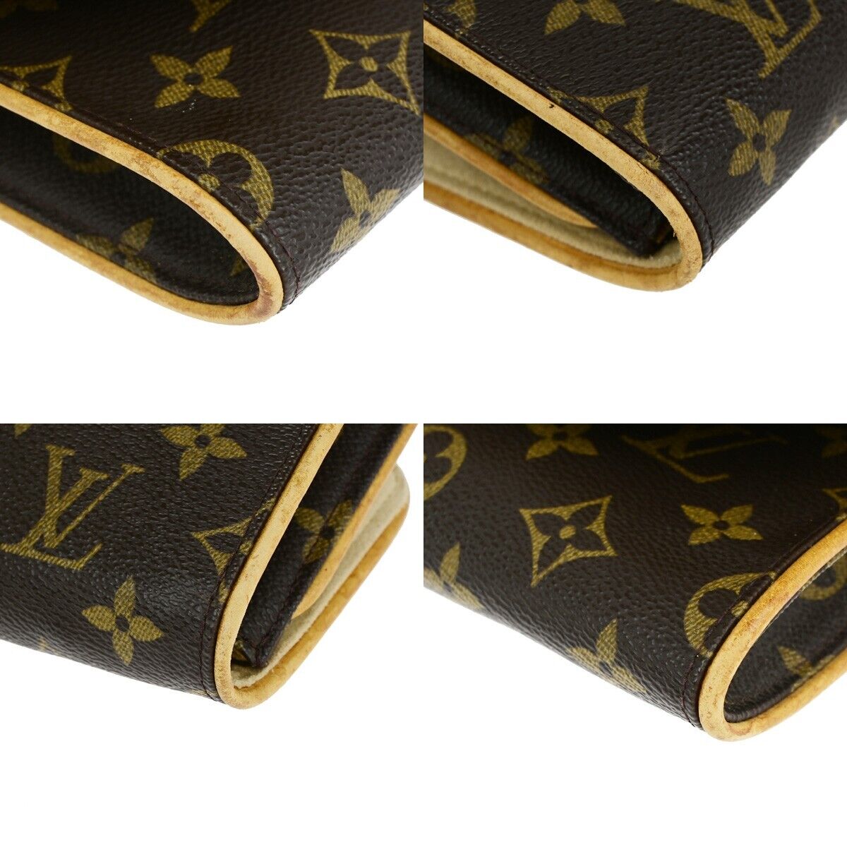 LOUIS VUITTON Pochette Twin GM 2Way Shoulder Bag Monogram Brown M51852 62EB991