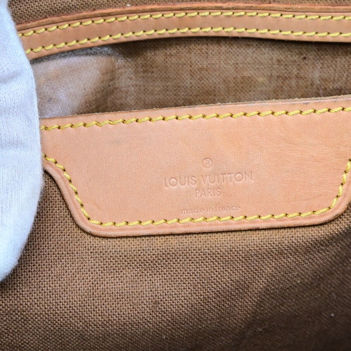 LOUIS VUITTON Boulogne 50 Shoulder Bag Monogram Leather Brown M51114 30EC894